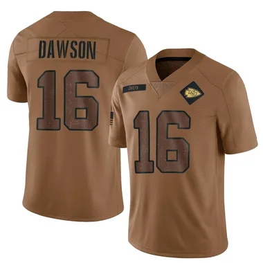 Men's Len Dawson Kansas City Chiefs 2023 Salute To Service Jersey - Limited Brown