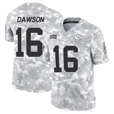 Men's Len Dawson Kansas City Chiefs 2024 Salute to Service Jersey - Limited Arctic Camo