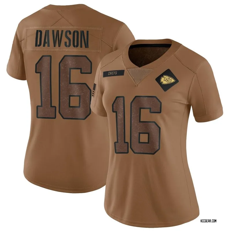 Women's Len Dawson Kansas City Chiefs 2023 Salute To Service Jersey - Limited Brown