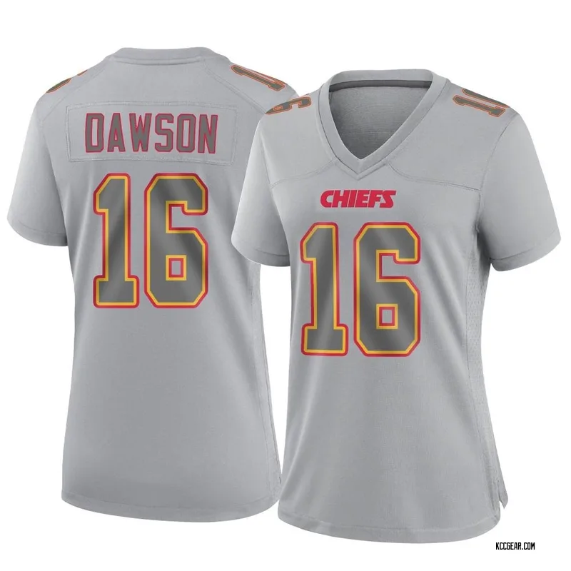 Women's Len Dawson Kansas City Chiefs Atmosphere Fashion Jersey - Game Gray