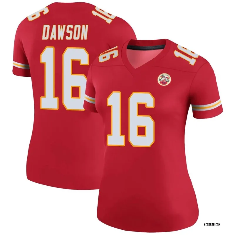 Women's Len Dawson Kansas City Chiefs Color Rush Jersey - Legend Red Plus Size