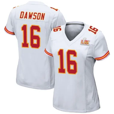 Women's Len Dawson Kansas City Chiefs Super Bowl LIX Jersey - Game White