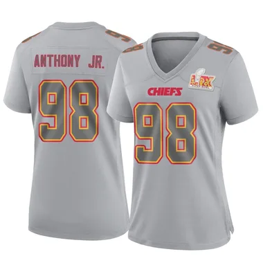 Women's Vincent Anthony Jr. Kansas City Chiefs Atmosphere Fashion Super Bowl LIX Jersey - Game Gray