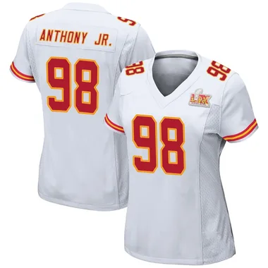 Women's Vincent Anthony Jr. Kansas City Chiefs Super Bowl LIX Jersey - Game White