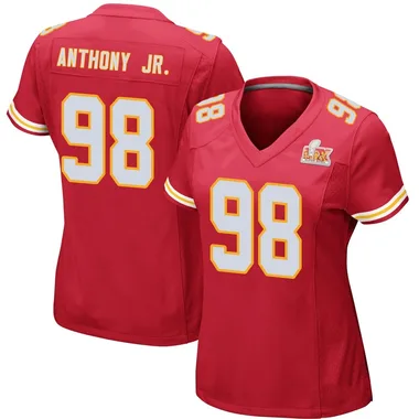 Women's Vincent Anthony Jr. Kansas City Chiefs Team Color Super Bowl LIX Jersey - Game Red