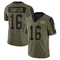 Youth Len Dawson Kansas City Chiefs 2021 Salute To Service Jersey - Limited Olive