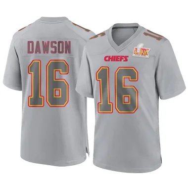 Youth Len Dawson Kansas City Chiefs Atmosphere Fashion Super Bowl LIX Jersey - Game Gray