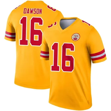 Youth Len Dawson Kansas City Chiefs Inverted Jersey - Legend Gold