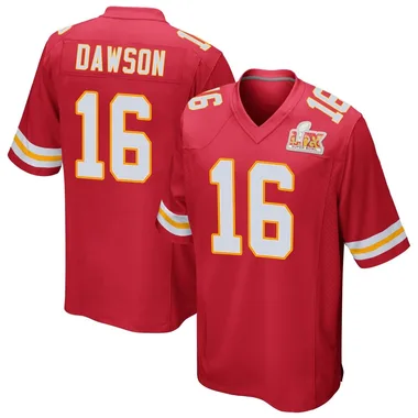 Youth Len Dawson Kansas City Chiefs Team Color Super Bowl LIX Jersey - Game Red