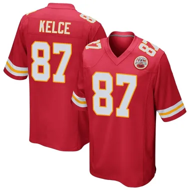 Youth Travis Kelce Kansas City Chiefs Team Color Jersey - Game Red
